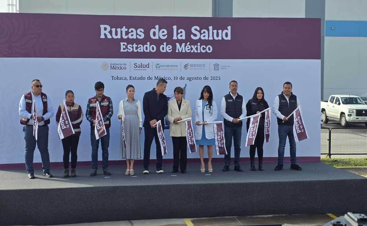 Arrancan en Edomex las Rutas de la Salud, distribuirán medicinas e insumos a hospitales y Centros de Salud