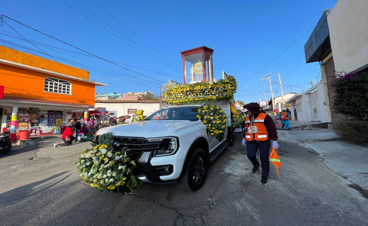 Su objetivo es visitar a la Virgen de Guadalupe / Foto Michelle Sánchez