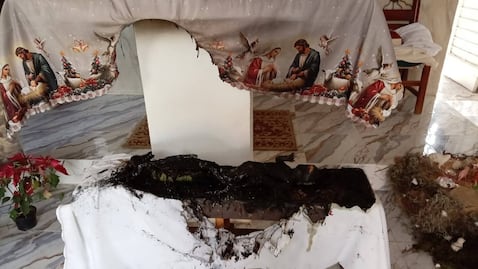 Indignación en Villa Guerrero por quema intencional de la imagen de María Niña