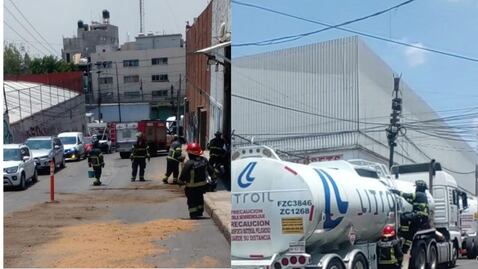 ¡Precaución! Pipa derrama combustible y moviliza a cuerpos de emergencia en Tlalnepantla