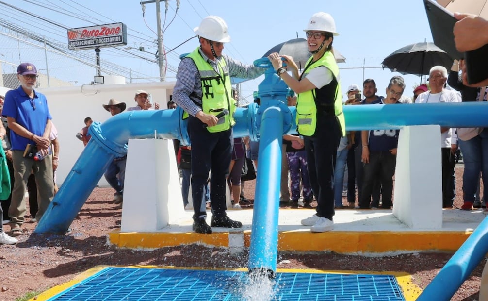 Con los trabajos de reperforación y equipamiento, el pozo duplicó su capacidad de producción, pasando de 26 a 50 litros de agua por segundo. Foto Especial
