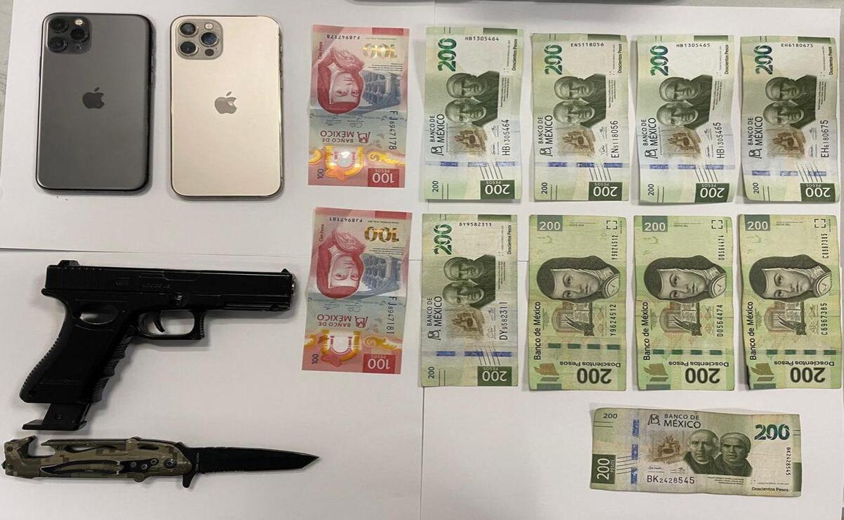 Les fueron decomisados armas y dinero en efectivo / Foto: Especial