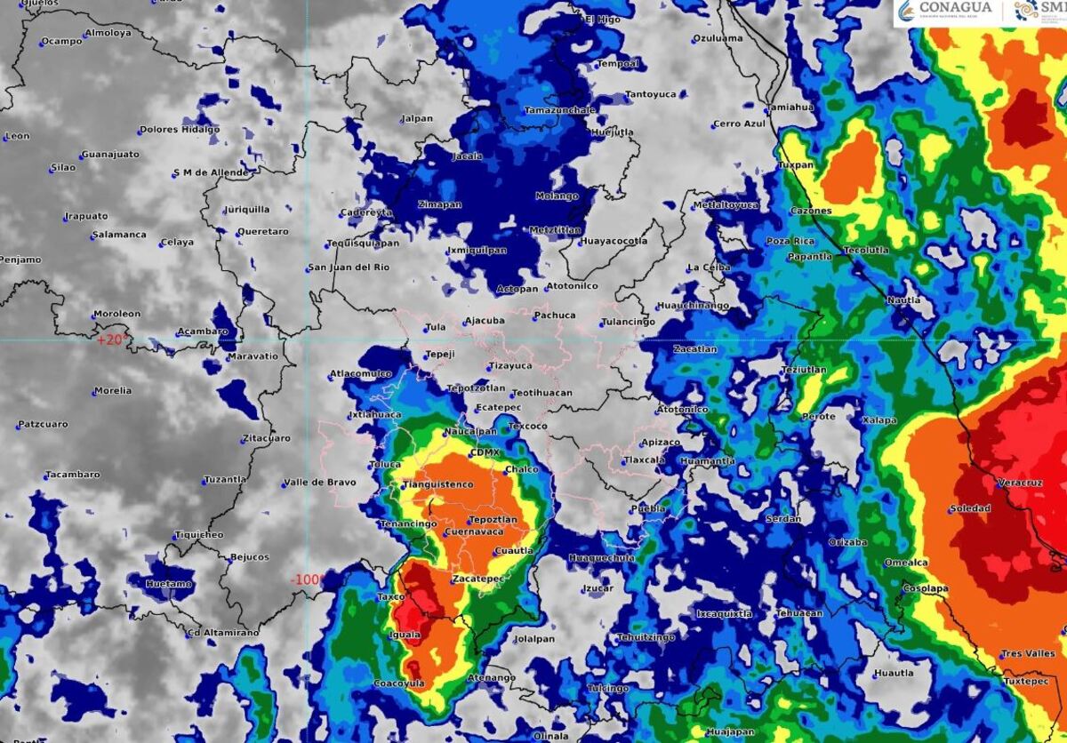 Clima del valle de México del 2 de octubre de 2024