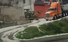 ¡Parece invierno! granizada sorprende a habitantes de Chimalpa en Naucalpan