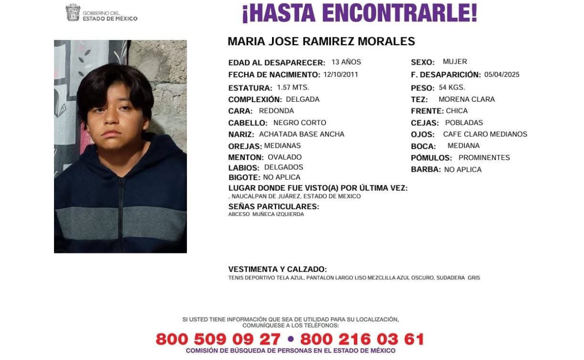 Naucalpan se paraliza: Exigen la aparición con vida de Keila, María José y Samantha. Foto: Especial