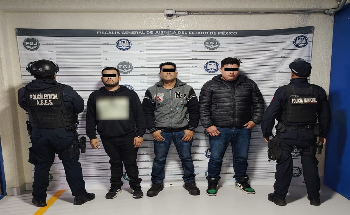 Caen tres hombres por robo al transporte de carga y  despojo en el valle de Toluca