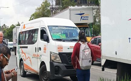 Transporte público del Edomex acumula 3 mil 620 quejas por mal servicio