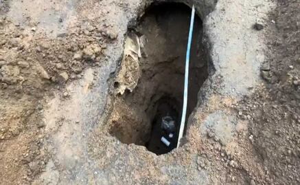 Socavón en Naucalpan: Alerta en la Colonia 10 de abril