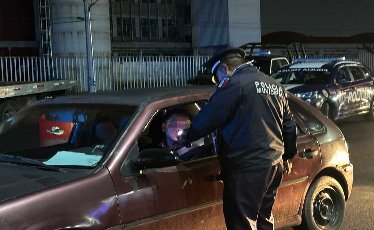 El segundo punto de revisión se ubicó en la avenida Isidro Fabela / Foto: Especial