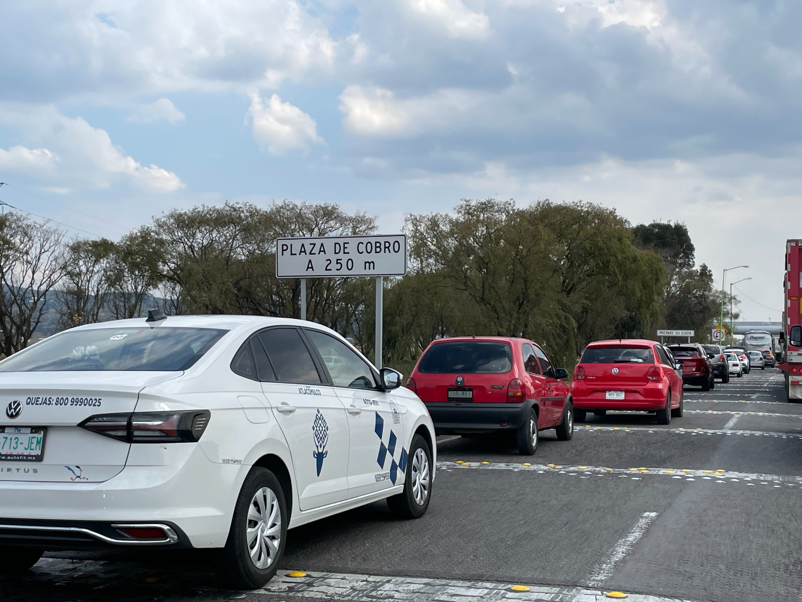 Aumenta 70% el tráfico en las carreteras de la región norte del Edomex