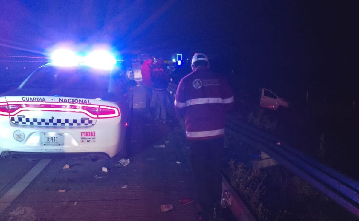 10 personas resultaron heridas en el accidente. Foto: Especial