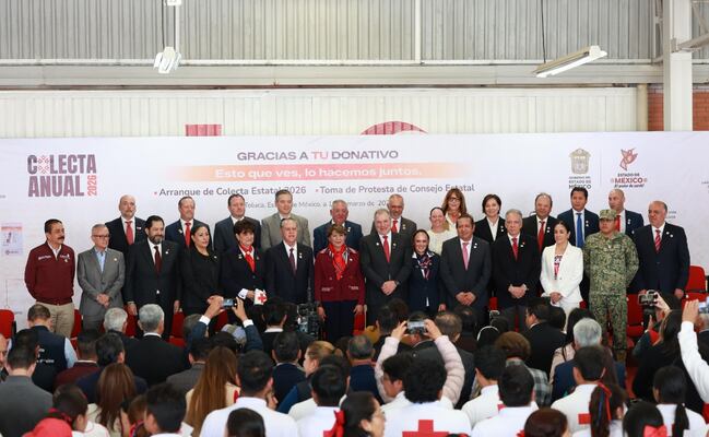 Analiza Edomex propuesta al Código Financiero para que automovilistas donen a la Cruz Roja 
