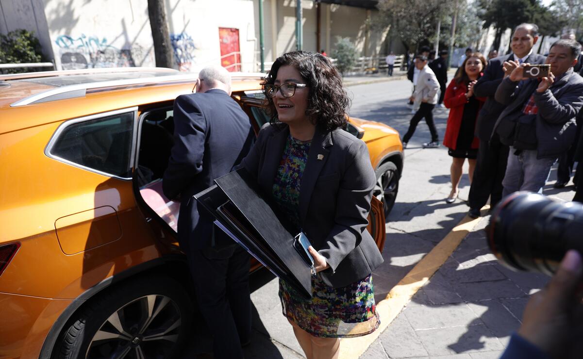 Llamó a que, en caso de que se concrete su registro la Comisión Electoral Universitaria, garantice condiciones de equidad para todos los aspirantes. Foto: Arturo Hernández