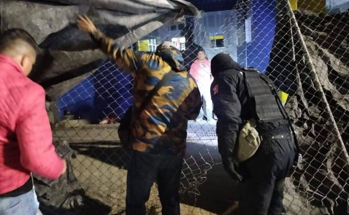 El gobierno municipal desplegó un operativo en el lugar, en donde observaron a gente trabajando en el predio. Foto: Especial