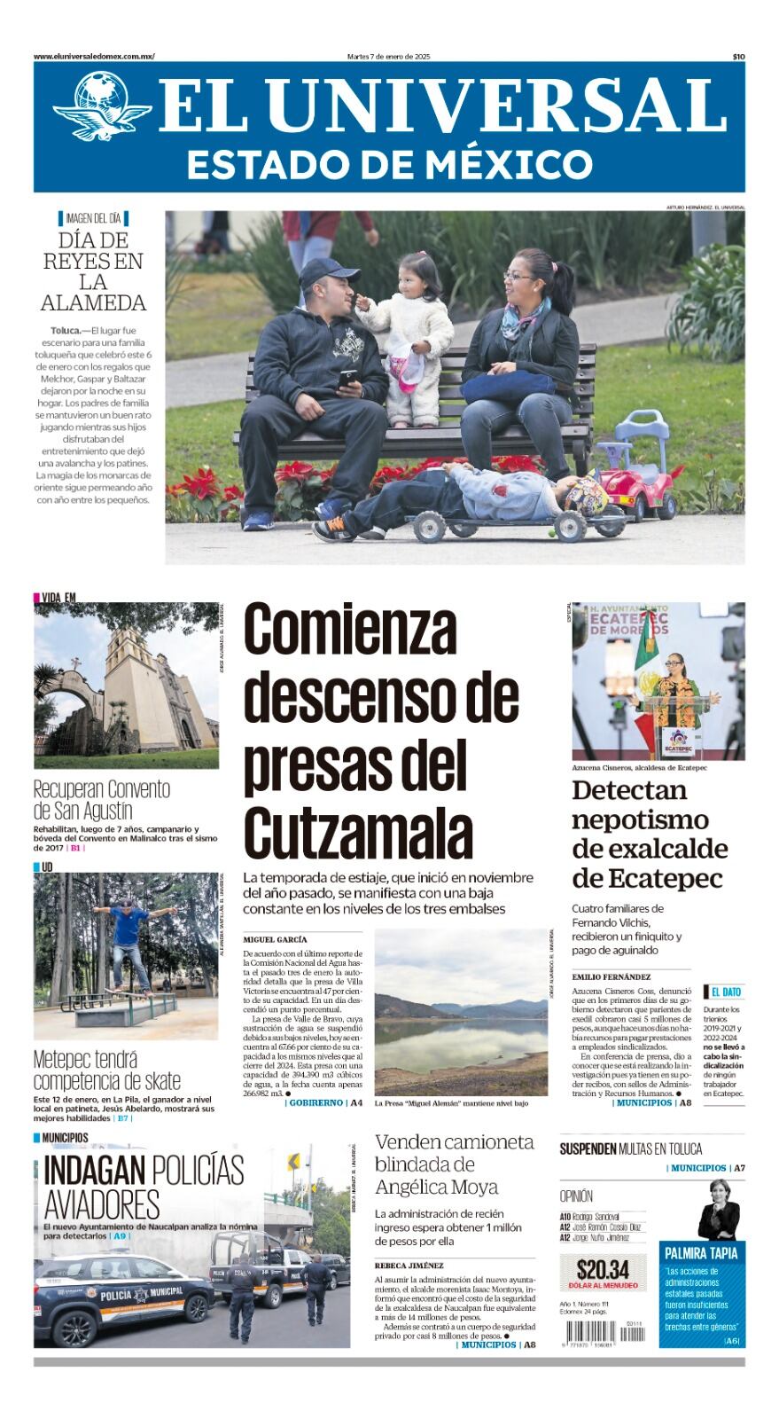 Portada Edomex 7 de enero de 2025