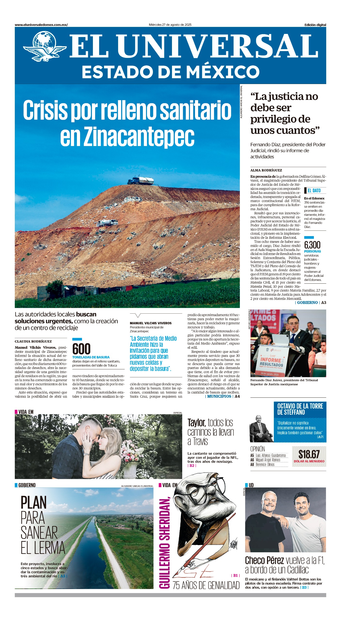 Portada 27 de agosto 2025