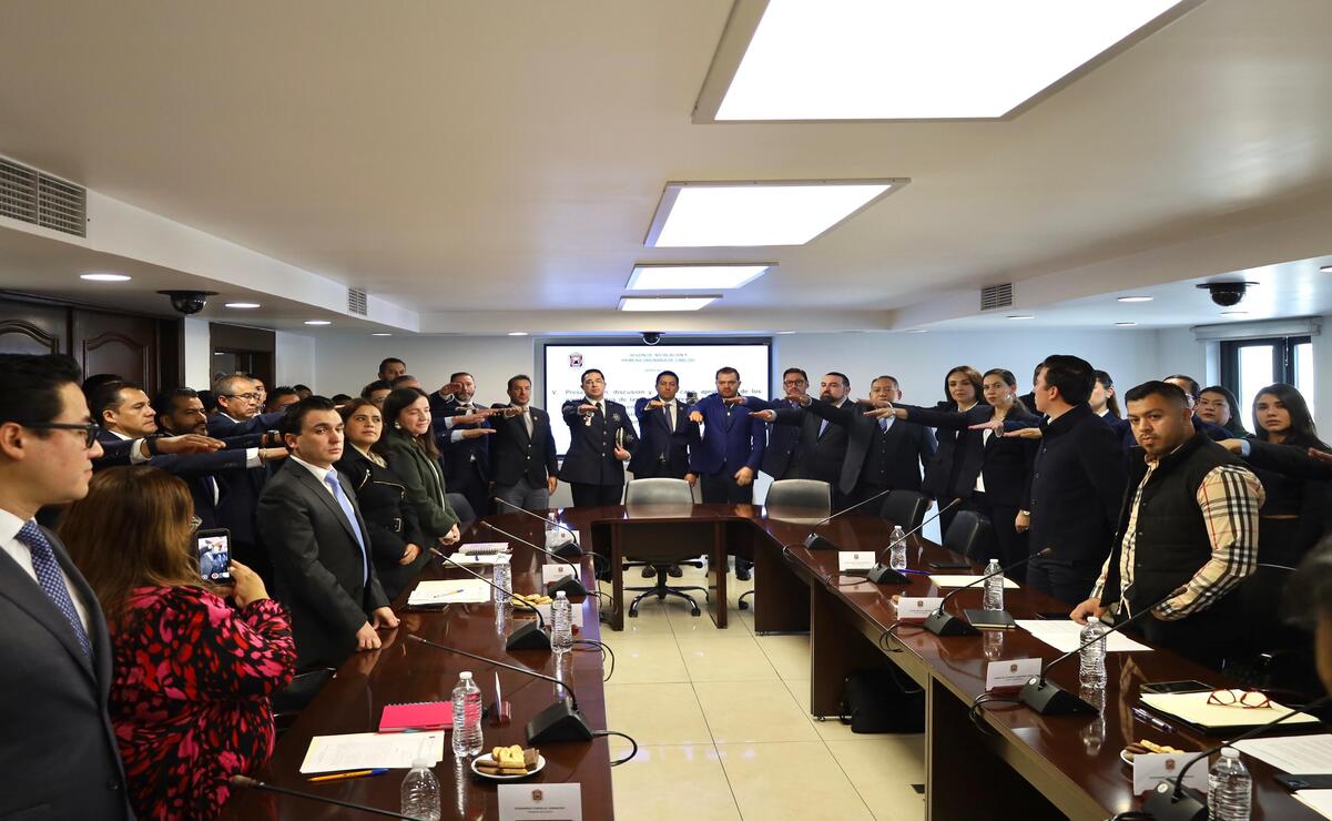 Instalación de direcciones del Ayuntamiento de Metepec para el periodo 2025-2027. Foto: Especial