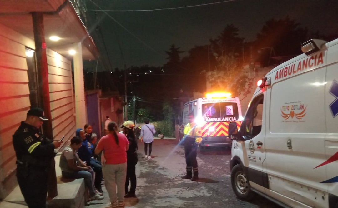 Dos personas lesionadas por el incendio fueron trasladadas a hospitales de la Ciudad de México. Foto especial
