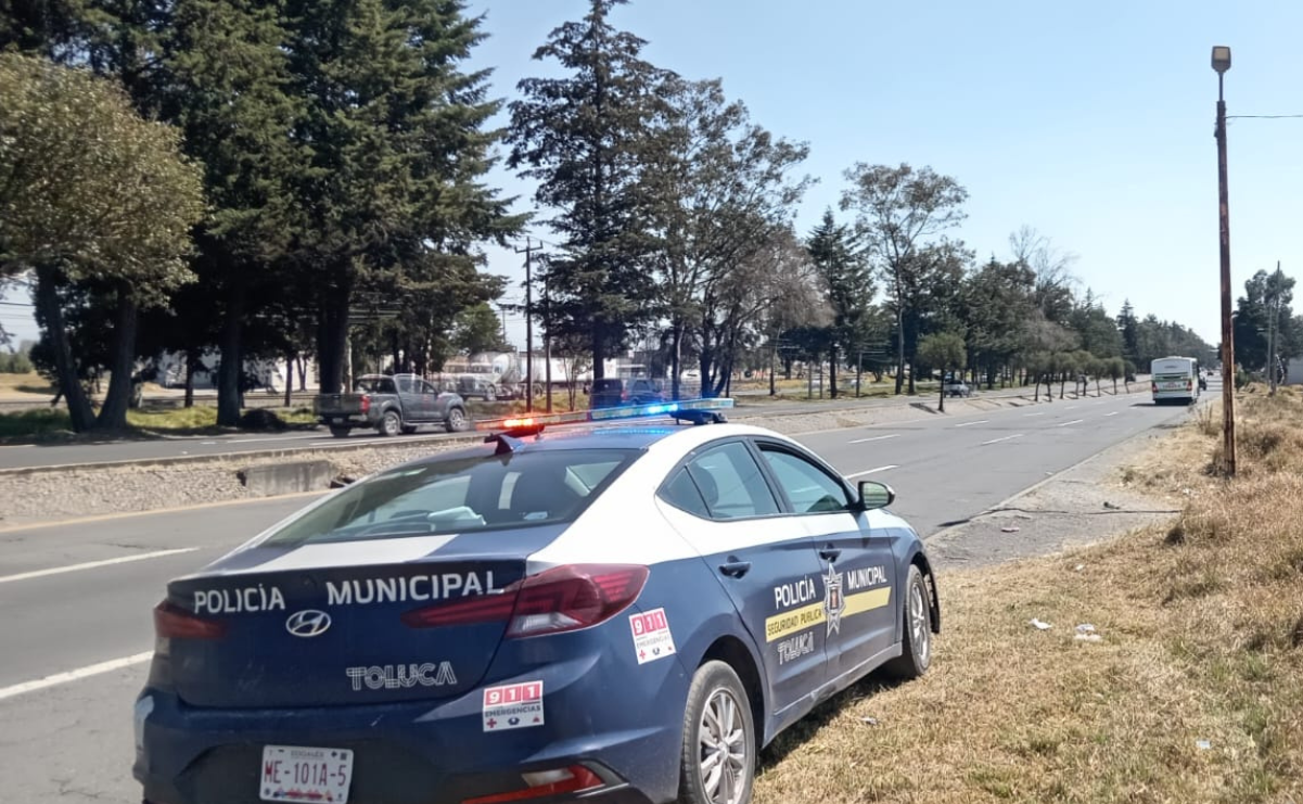 Un despliegue integral de seguridad se implementa en Toluca, incluyendo binomios caninos y la policía montada, durante la Semana Santa. Foto: Especial