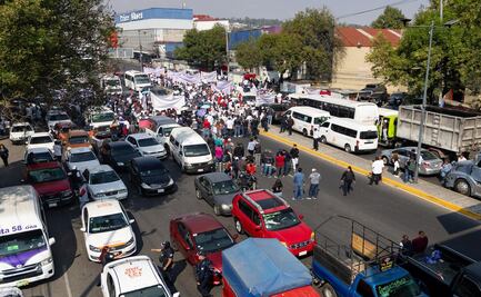 Caos en Naucalpan: Miles de ciudadanos y automovilistas quedan varados tras bloqueos y protestas