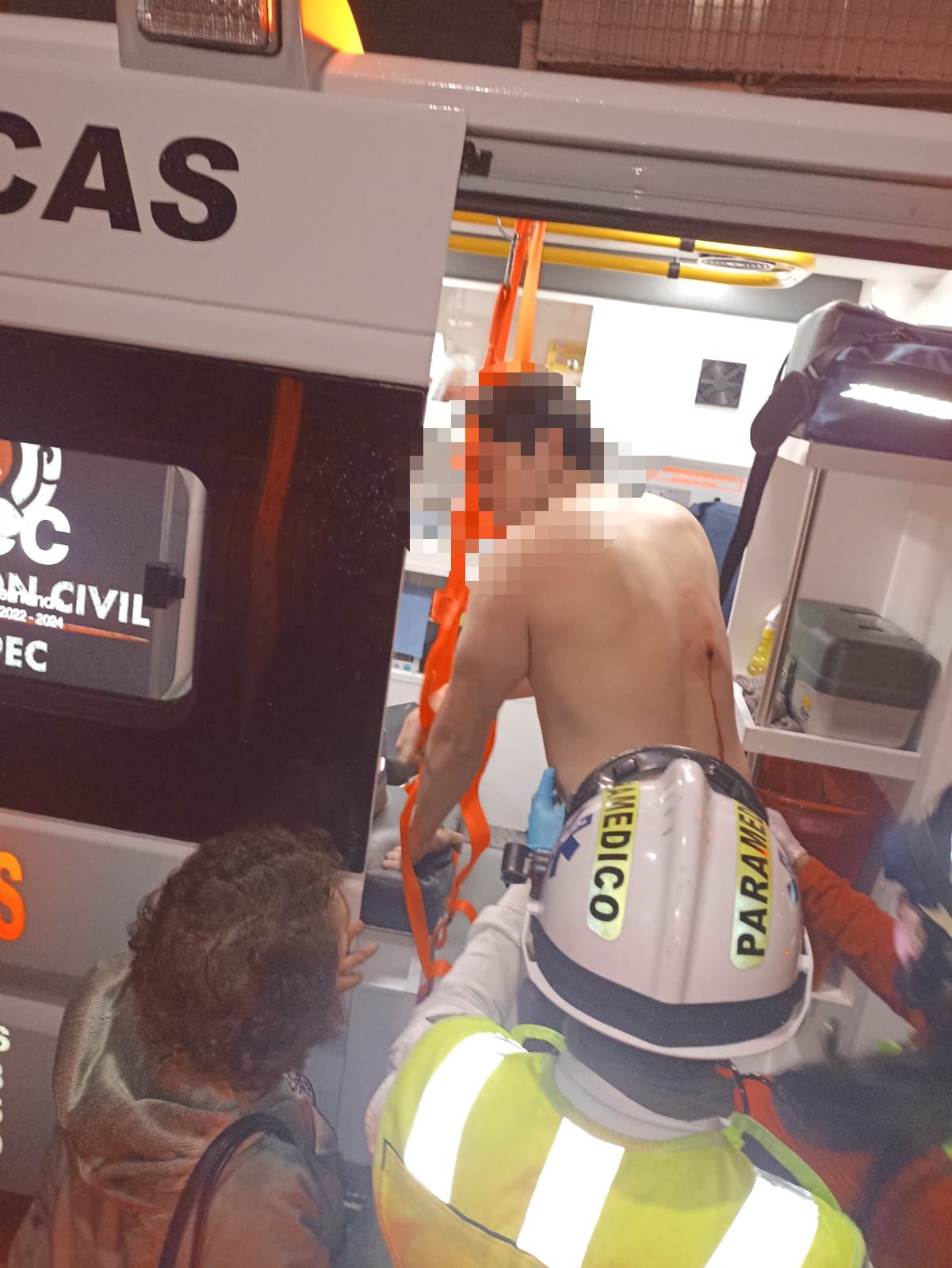 Carlos "N" le disparó en repetidas ocasiones a un hombre de 28 años causándole lesiones en la espalda. Foto: Especial