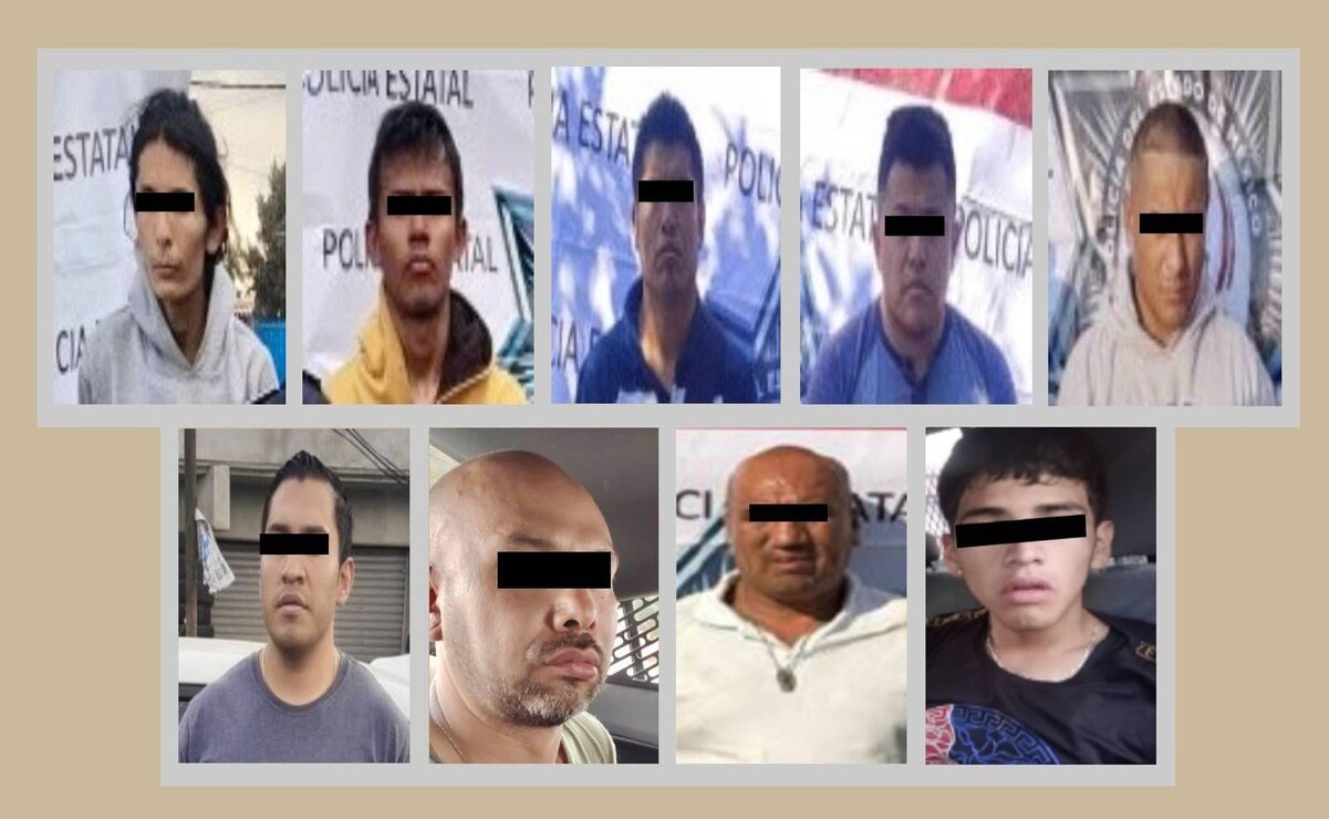 Edomex: Detienen a 10 presuntos responsables de robo a tiendas y cajeros