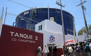 Con mega tanque de 5 millones de litros le dicen adiós al desabasto de agua en Ciudad Cuauhtémoc, en Ecatepec