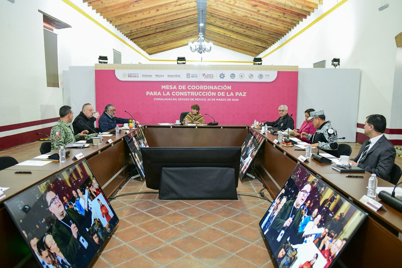 La EOO, impulsada por Claudia Sheinbaum y Delfina Gómez Álvarez, busca combatir la delincuencia en 11 municipios del Edomex. Foto Especial