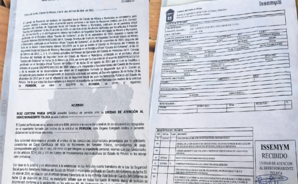 Fue el 22 de julio de 2020 cuando interpuso su solicitud de pensión ante la Unidad de Atención a derechohabiente / Foto Alma Rodríguez
