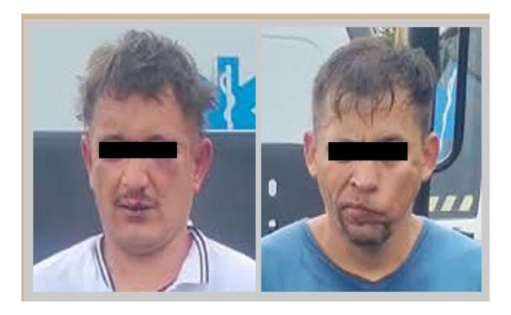 Dos hombres fueron detenidos tras ser señalados como presuntos responsables del robo. Foto especial