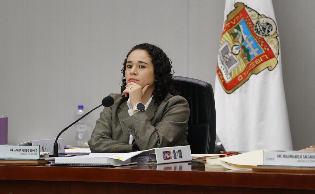 Amalia Pulido Gómez, consejera presidenta del IEEM. Foto: Arturo Hernández/ El Universal Estado de México