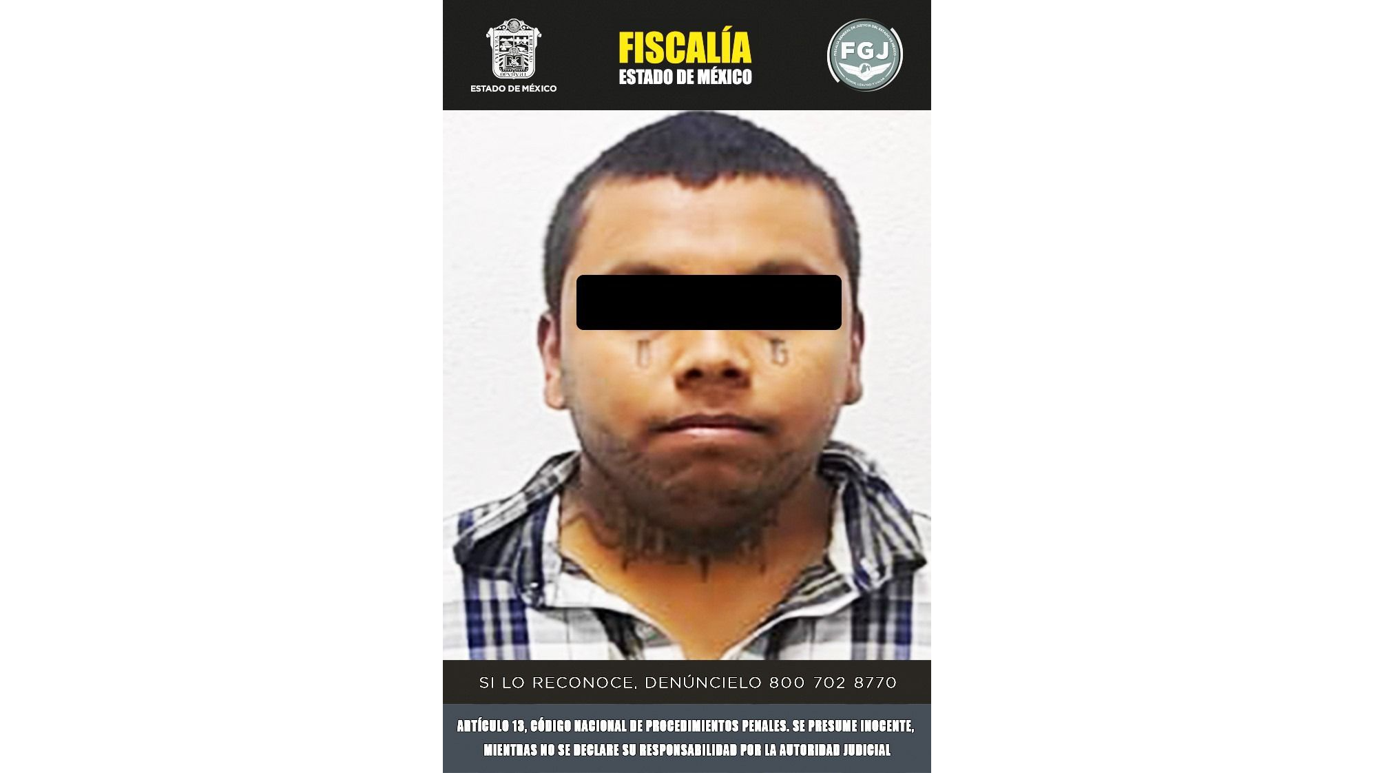 Eduardo “N” fue ingresado al Centro Penitenciario y de Reinserción Social Lic. Juan Fernández Albarrán, en Tlalnepantla. Foto: Especial