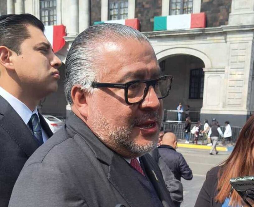 El secretario General de Gobierno, Horacio Duarte Olivares puntualizó que la Reforma Judicial federal es muy clara. Foto  Alma Rodríguez