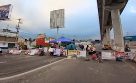 Madres buscadoras mantienen bloqueo en la México-Toluca por segundo día
