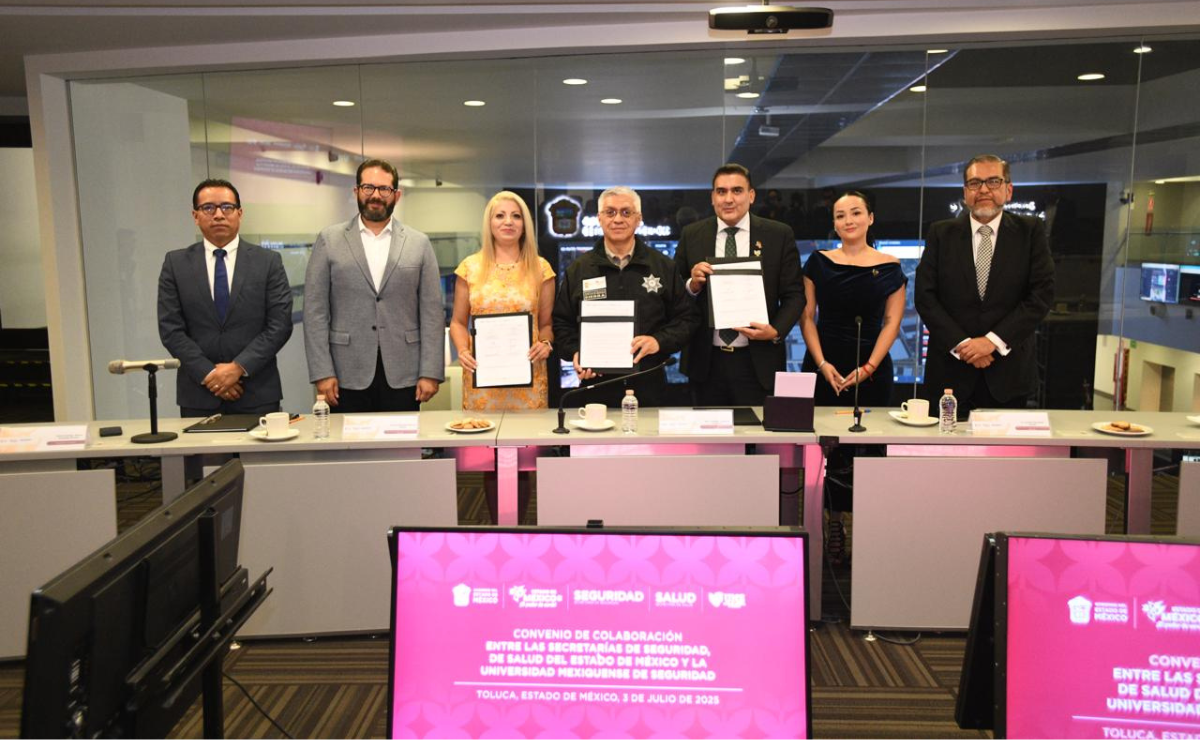 ¡Salud blindada para futuros policías! SSEM y Salud Estatal firman convenio clave