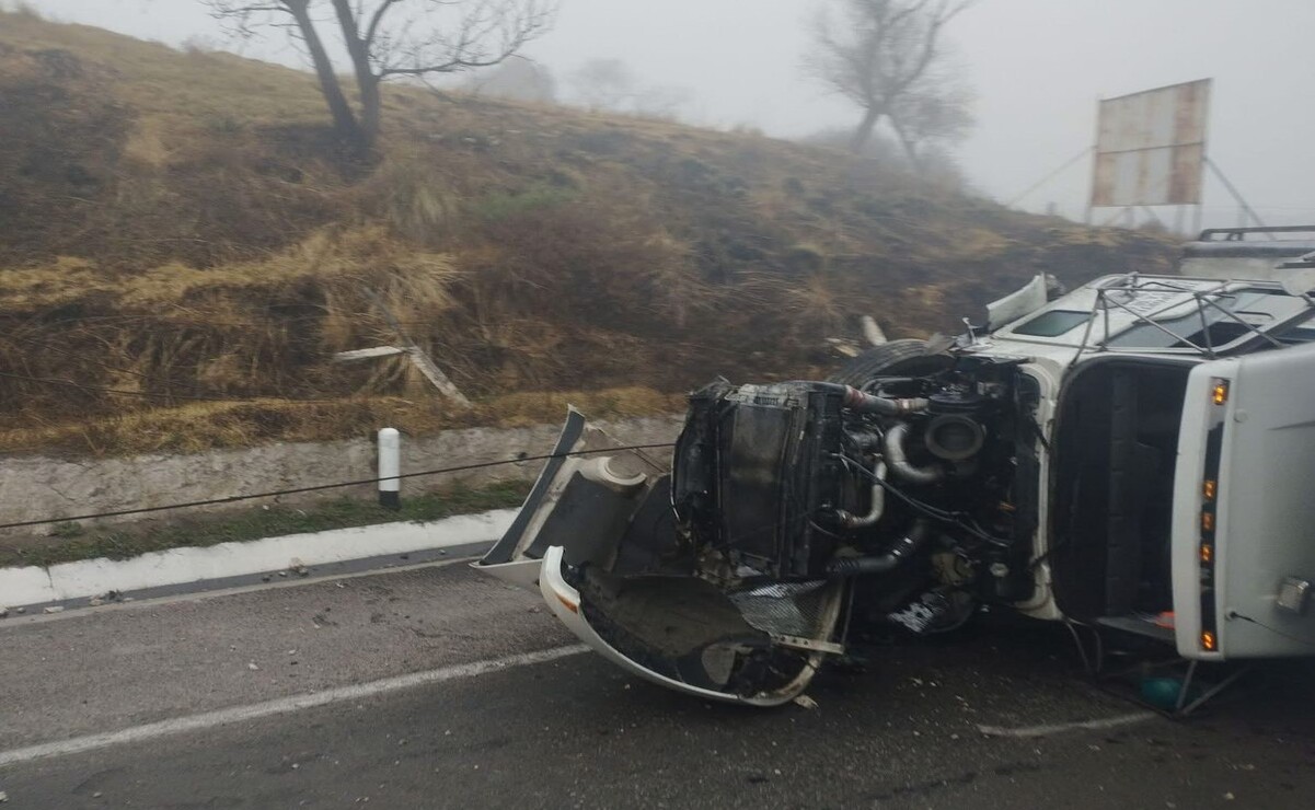 Accidente en la autopista Toluca-Atlacomulco deja un herido y fuerte congestionamiento