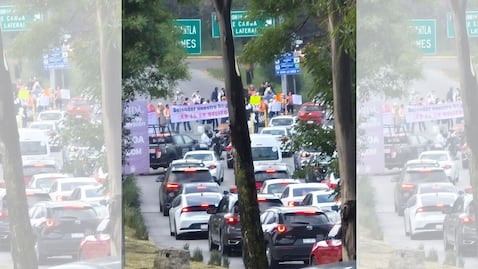 Bloqueo en Lomas Verdes por desarrollos inmobiliarios desata caos vial; ayuntamiento deslinda autorización