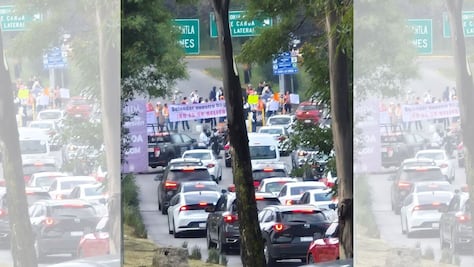 Bloqueo en Lomas Verdes por desarrollos inmobiliarios desata caos vial; ayuntamiento deslinda autorización