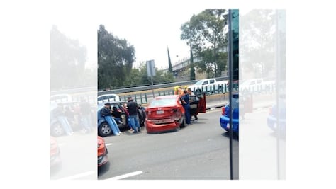 Carambola en la México-Pachuca genera severo caos vial con dirección a la CDMX