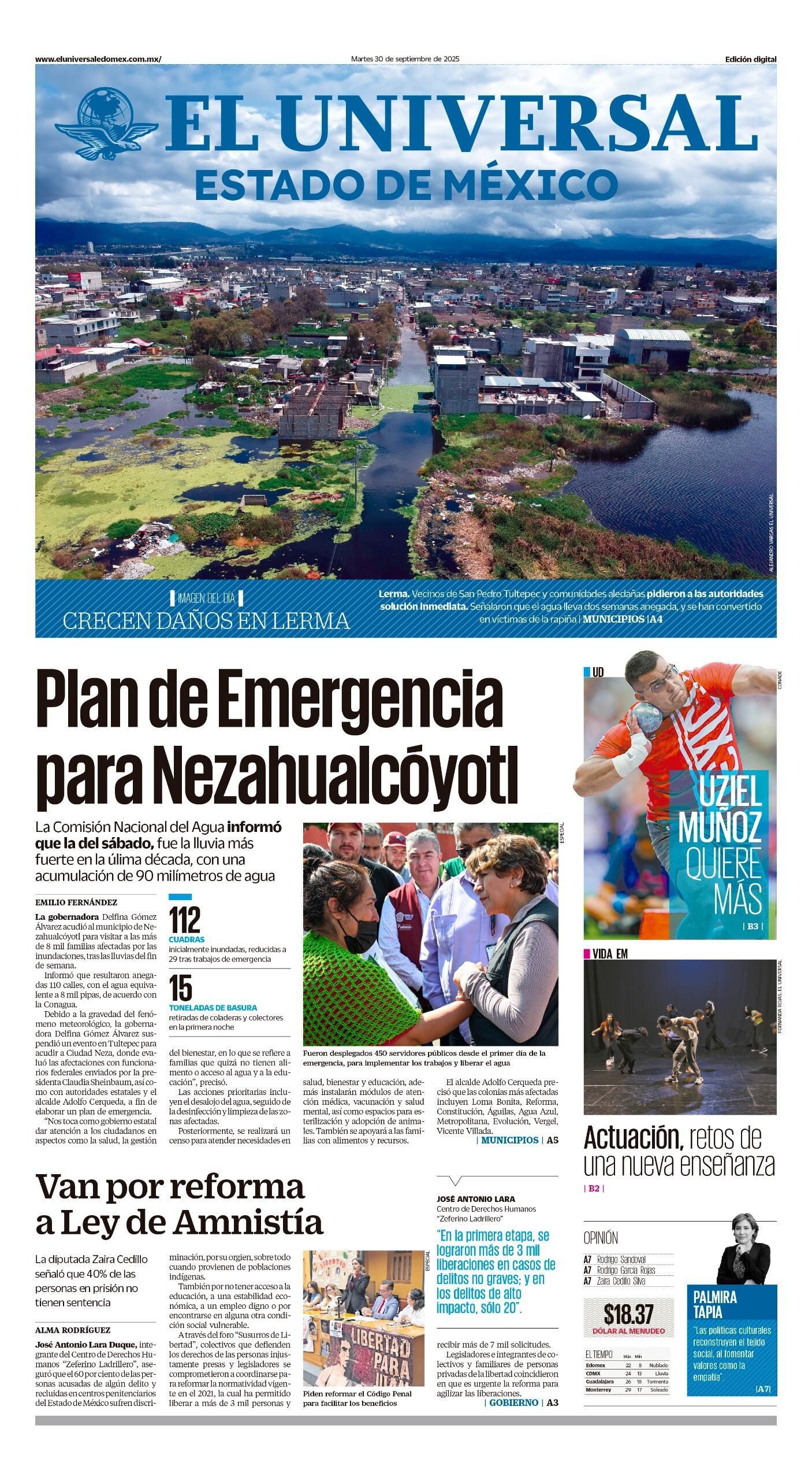 Portada 30 de septiembre 2025