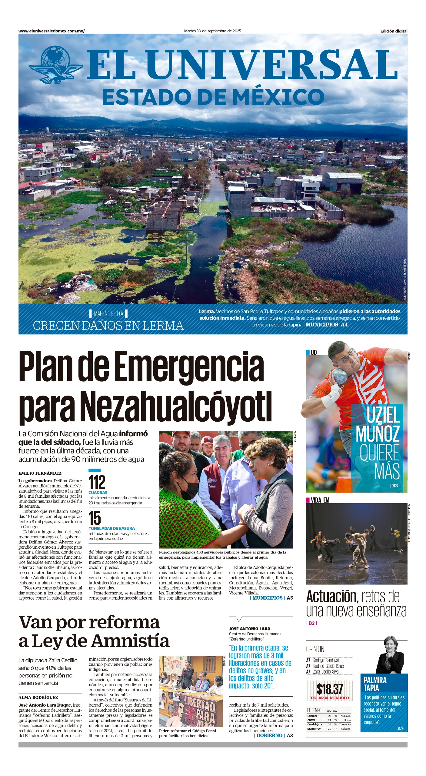 Portada 30 de septiembre 2025