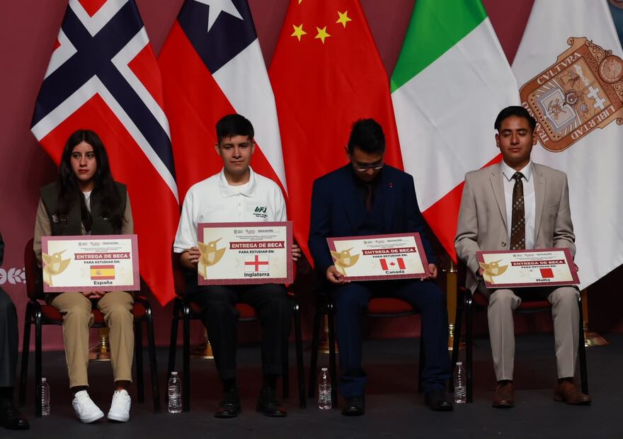 El gobierno del Estado de México destinó 200 millones de pesos al programa de Becas para el Bienestar Mexiquense en el Extranjero. Foto especial