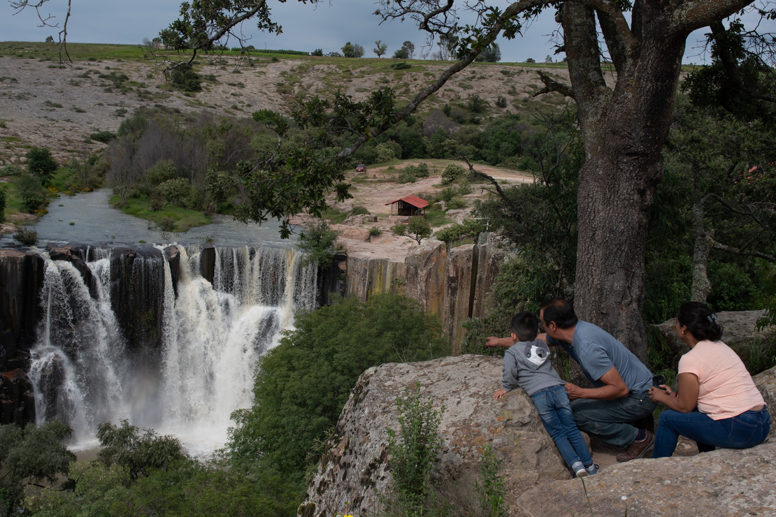 Durante la sequía estas cascadas estuvieron por completo secas durante casi 7 meses / Foto Arturo Hernández