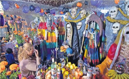 Culto a la Santa Muerte en San Mateo Atenco