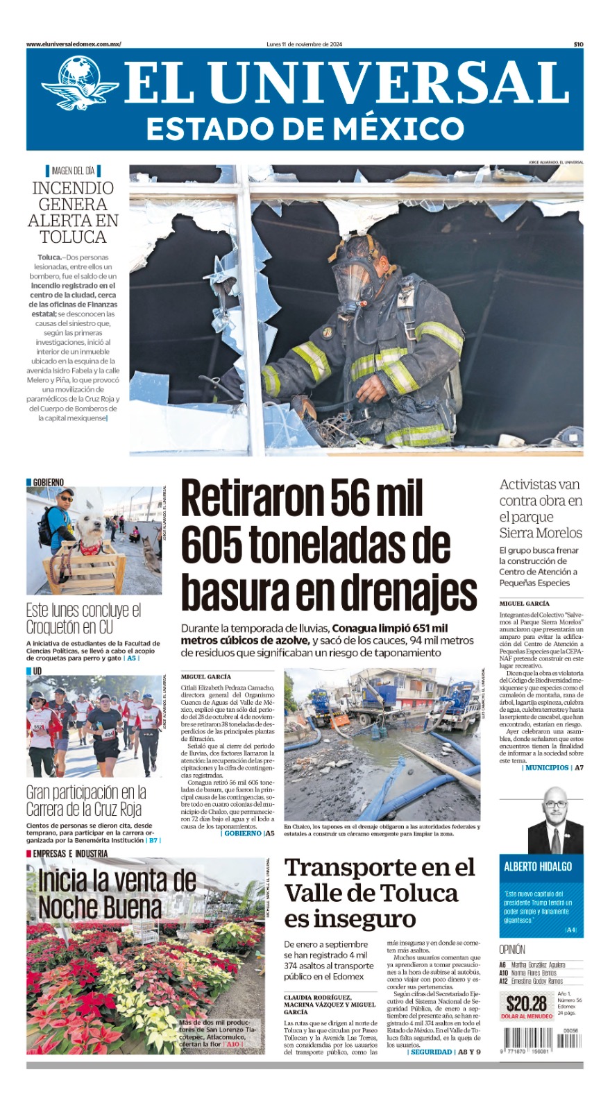 Portada Edomex 11 de noviembre