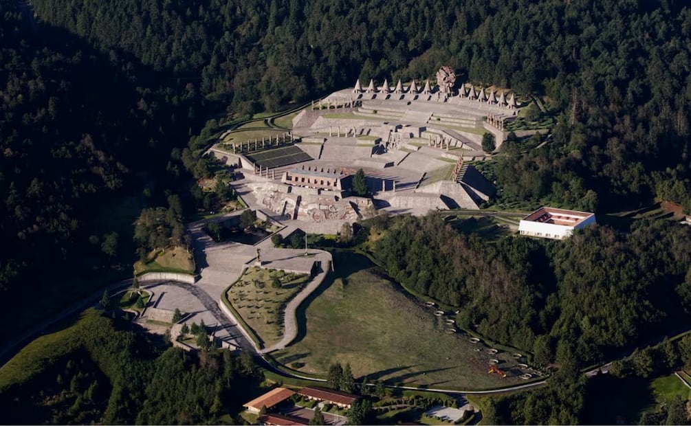 El Centro Ceremonial Otomí está ubicado en el Cerro de la Catedral, en Temoaya. Foto. Especial