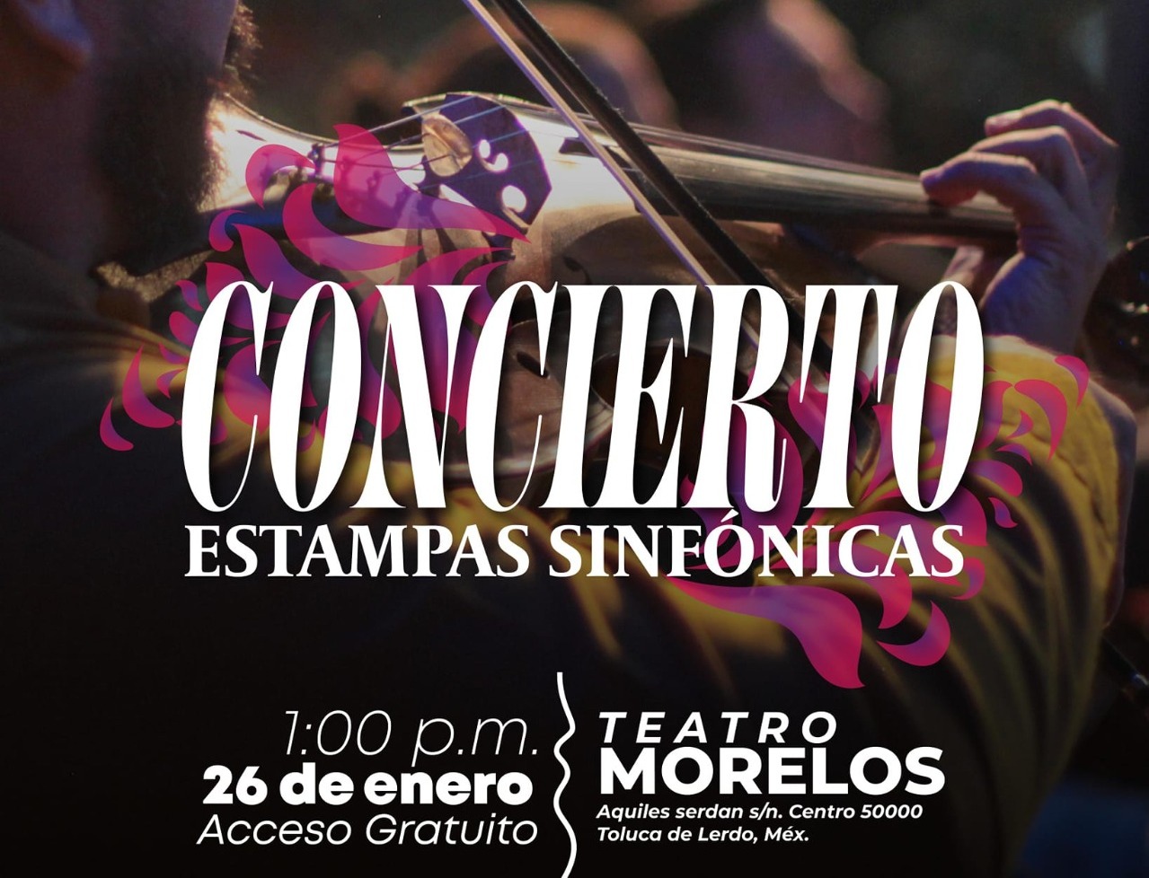 Tchaikovski y Mussorgsky te esperan en Toluca. No te pierdas este concierto gratuito con la Orquesta Filarmónica de Toluca. Foto Especial