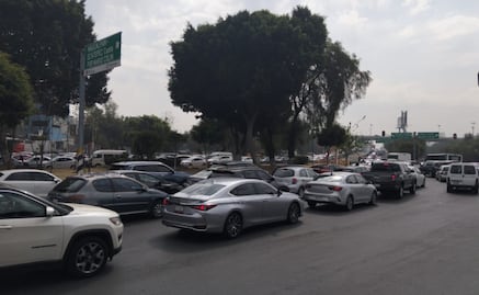 ¡Colapso vial en Periférico Norte! A obras de rehabilitación se sumó un bloqueo