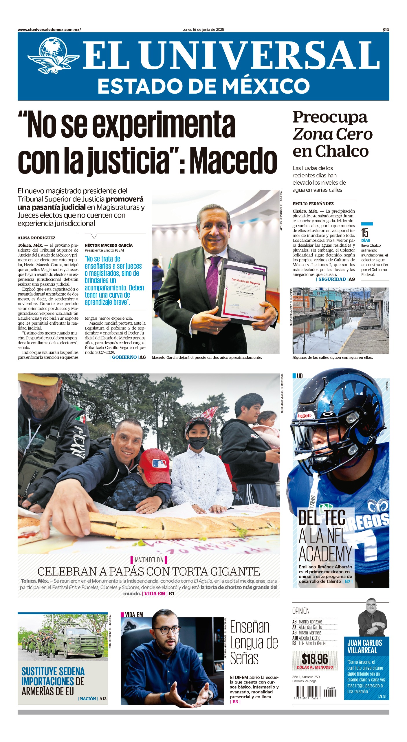 Portada 16 de junio 2025