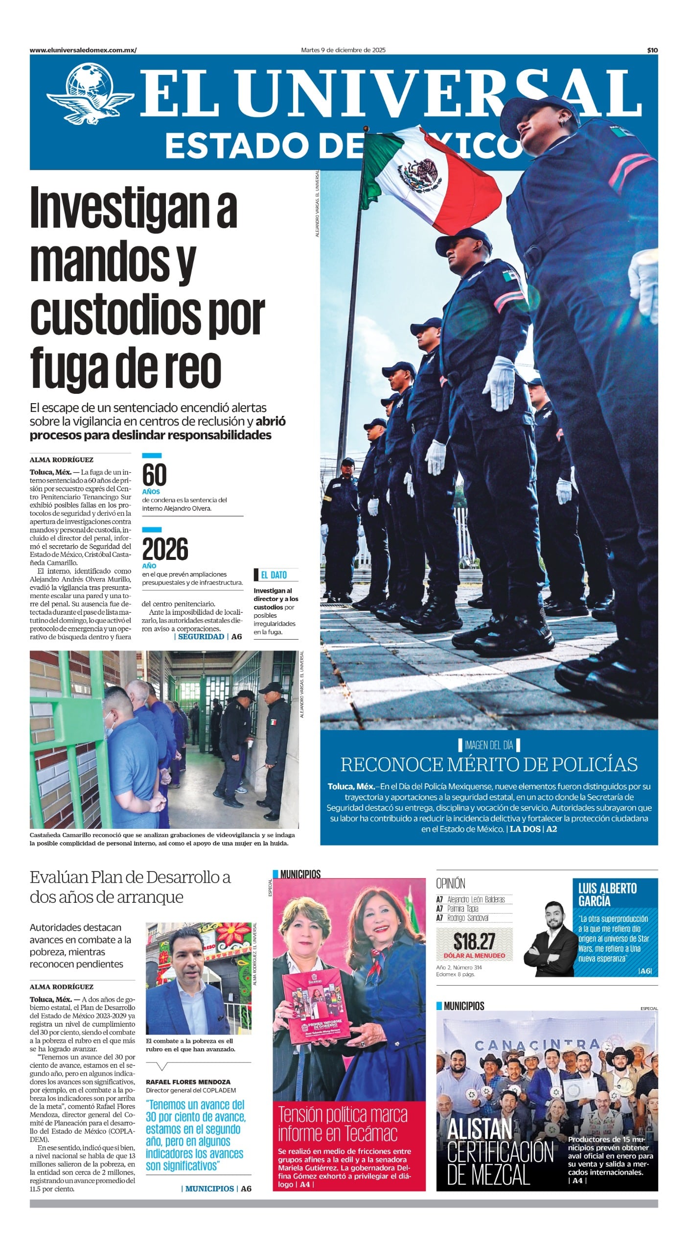 Portada 09 de diciembre de 2025